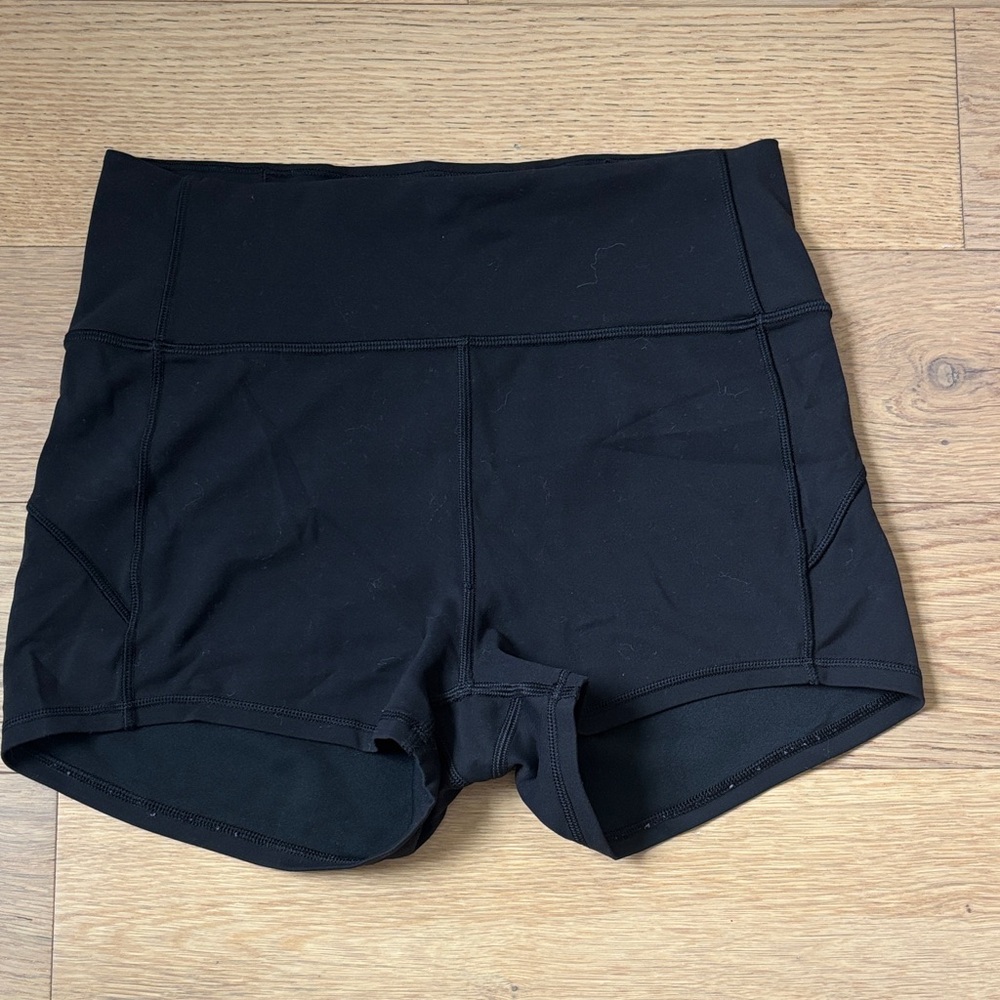 Lululemon Women's Black Biker Shorts